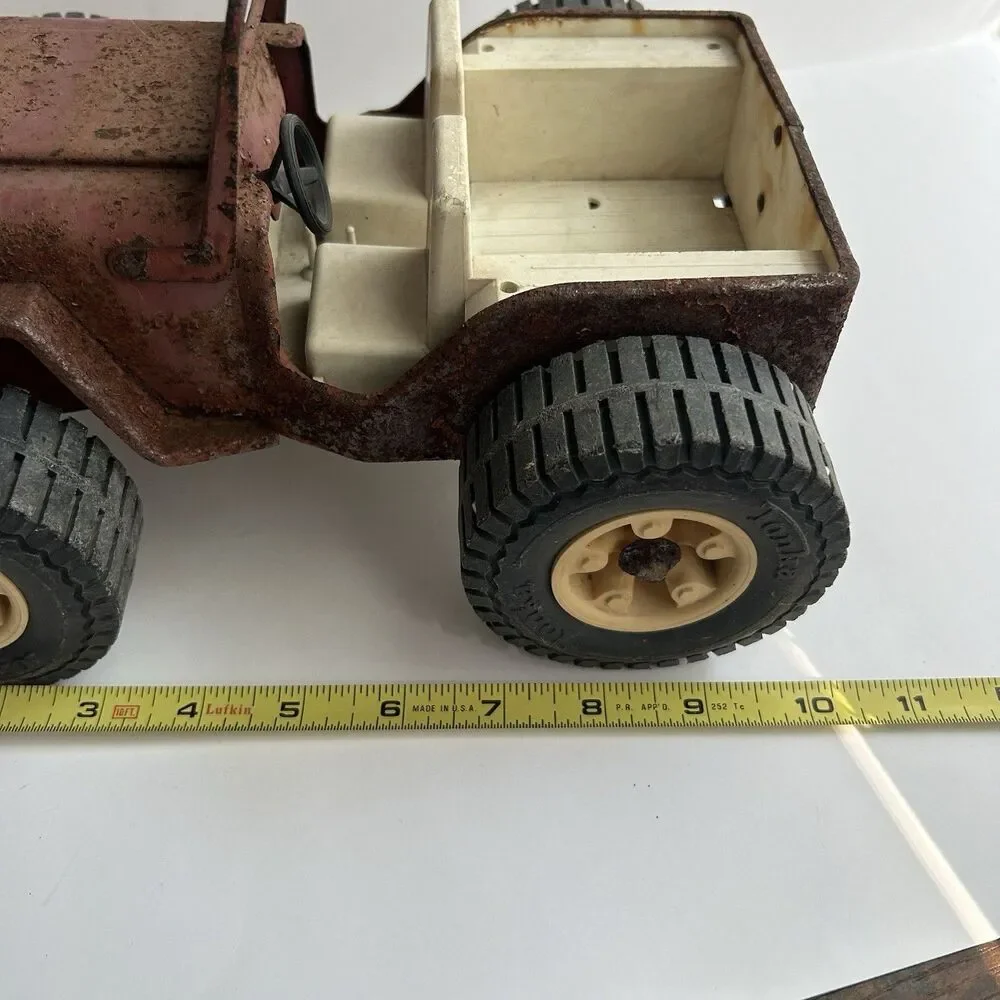 Tonka Jeep Dune Buggy Vintage 1960s/70s Pressed Steel Car Red Jeep